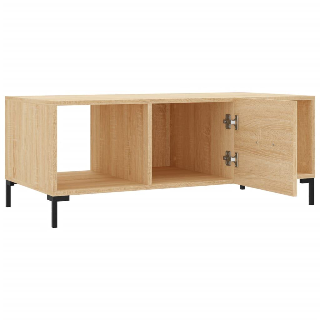 vidaXL Τραπεζάκι Σαλονιού Sonoma Δρυς 102x50x40 εκ. από Επεξεργ. Ξύλο