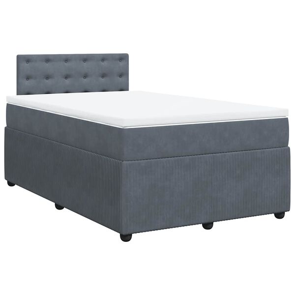 vidaXL &Kappa;&rho;&epsilon;&beta;ά&tau;&iota; Boxspring &mu;&epsilon; &Sigma;&tau;&rho;ώ&mu;&alpha; &Sigma;&kappa;&omicron;ύ&rho;&omicron; &Gamma;&kappa;&rho;&iota; 120x200 &epsilon;&kappa;. &Beta;&epsilon;&lambda;&omicron;ύ&delta;&iota;&nu;&omicron;