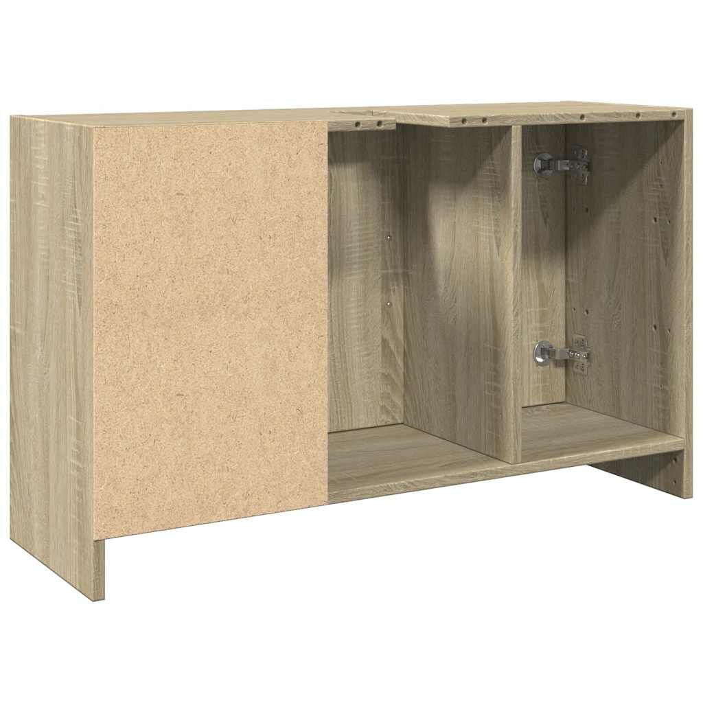 vidaXL Ντουλάπι Νιπτήρα Sonoma Δρυς 90x29x55εκ. από Επεξεργασμένο Ξύλο