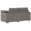 vidaXL Καναπές με μαξιλάρι Taupe 160 x 77 x 82 εκ ύφασμα