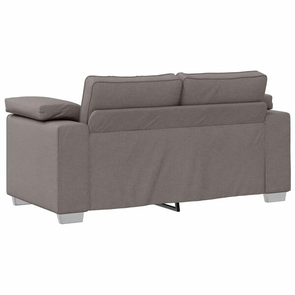 vidaXL Καναπές με μαξιλάρι Taupe 160 x 77 x 82 εκ ύφασμα