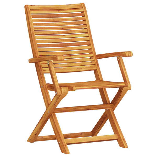 vidaXL Σέτ φαγητού για κήπο 5 pcs Καφέ Μασίφ ξύλο ακακίας