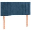 vidaXL Κρεβάτι Boxspring με Στρώμα Σκούρο Μπλε 80 x 200 εκ. Βελούδινο