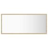 vidaXL Καθρέφτης Μπάνιου με LED Sonoma Δρυς 90x8,5x37 εκ. Ακρυλικός