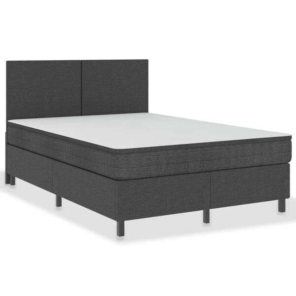 vidaXL &Pi;&lambda;&alpha;ί&sigma;&iota;&omicron; &Kappa;&rho;&epsilon;&beta;&alpha;&tau;&iota;&omicron;ύ Boxspring &Gamma;&kappa;&rho;&iota; 140 x 200 &epsilon;&kappa;. &Upsilon;&phi;&alpha;&sigma;&mu;ά&tau;&iota;&nu;&omicron;