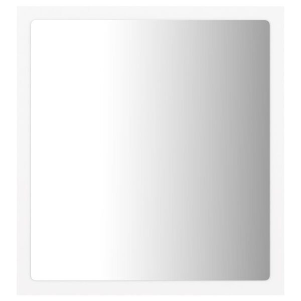 vidaXL Καθρέφτης Μπάνιου με LED Λευκός 40 x 8,5 x 37 εκ. Ακρυλικός