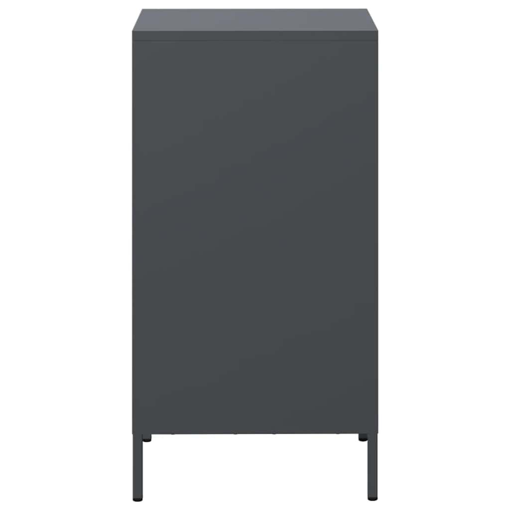 vidaXL Ντουλάπι Ανθρακί 35x39x73,5 εκ. από Χάλυβα Ψυχρής Έλασης