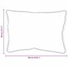 vidaXL Παπλωμα με Μαξιλάρια Argyle 3 pcs Λευκό 240 x 200 cm Μικροΐνες