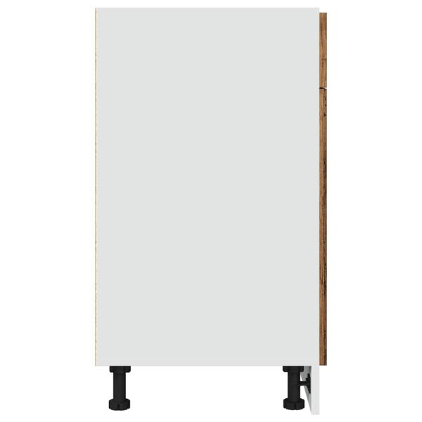 vidaXL Ντουλάπι με Συρτάρι Lyon Μαύρο 50x46x81,5 εκ. Επεξ. Ξύλο
