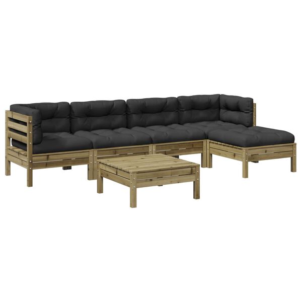 vidaXL &Kappa;&alpha;&nu;&alpha;&pi;έ&sigmaf; &Kappa;ή&pi;&omicron;&upsilon; &Sigma;&epsilon;&tau; 6 &tau;&epsilon;&mu;. &Epsilon;&mu;&pi;&omicron;&tau;&iota;&sigma;&mu;έ&nu;&omicron; &Xi;ύ&lambda;&omicron; &Pi;&epsilon;ύ&kappa;&omicron;&upsilon; &mu;&epsilon; &Mu;&alpha;&xi;&iota;&lambda;ά&rho;&iota;&alpha;