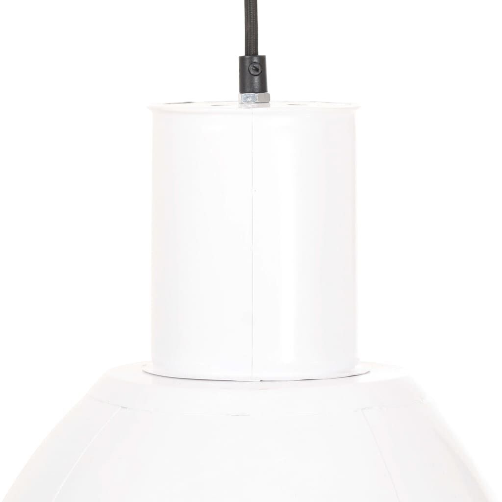 vidaXL Φωτιστικό Κρεμαστό Στρογγυλό 25 W Λευκό 28,5 εκ. Ε27