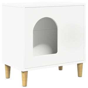 vidaXL &Sigma;&pi;ί&tau;&iota; &Gamma;ά&tau;&alpha;&sigmaf; &Lambda;&epsilon;&upsilon;&kappa;ό 51 x 30 x 52 &epsilon;&kappa;. &Epsilon;&pi;&epsilon;&xi;&epsilon;&rho;&gamma;&alpha;&sigma;&mu;έ&nu;&omicron; &Xi;ύ&lambda;&omicron;