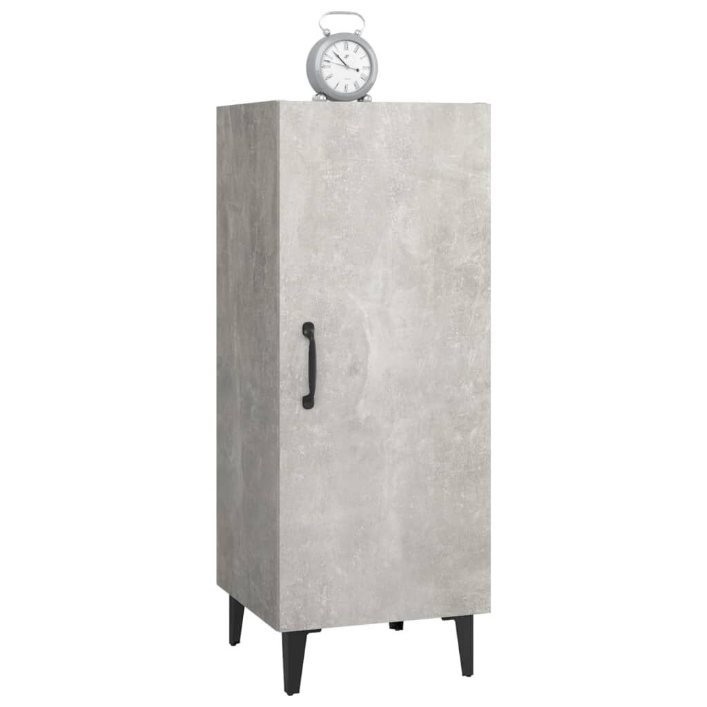 vidaXL Ντουλάπι Γκρι Σκυροδέματος 34,5x34x90 εκ. Επεξεργασμένο Ξύλο