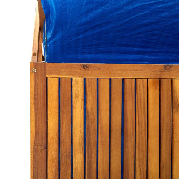 vidaXL Μπαούλο Αποθήκευσης με Καφασωτό 99x55x160 εκ Μασίφ Ξύλο Ακακίας