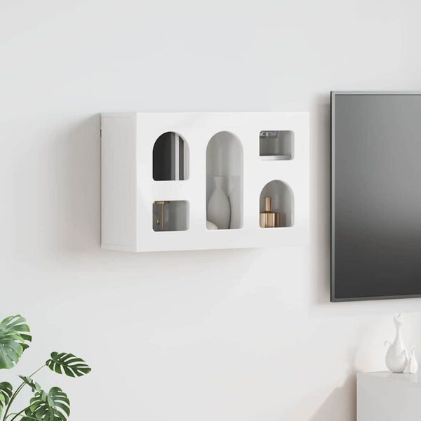 vidaXL &Kappa;&rho;&epsilon;&mu;&alpha;&sigma;&tau;ό &nu;&tau;&omicron;&upsilon;&lambda;ά&pi;&iota; &mu;&epsilon; &rho;ά&phi;&iota; &Upsilon;&psi;&eta;&lambda;ή&sigmaf; &gamma;&upsilon;&alpha;&lambda;ά&delta;&alpha;&sigmaf; &lambda;&epsilon;&upsilon;&kappa;ό 60 x 20 x 40 &epsilon;&kappa;