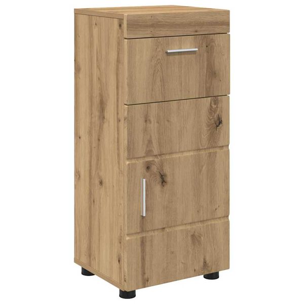 vidaXL Ντουλάπι Μπάνιου με αποθήκευση artisan δρυς 37 x 31.5 x 82 εκ