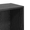vidaXL Βιβλιοθήκη Μαύρη δρυς 80 x 24 x 76 εκ Επεξεργασμένο ξύλο