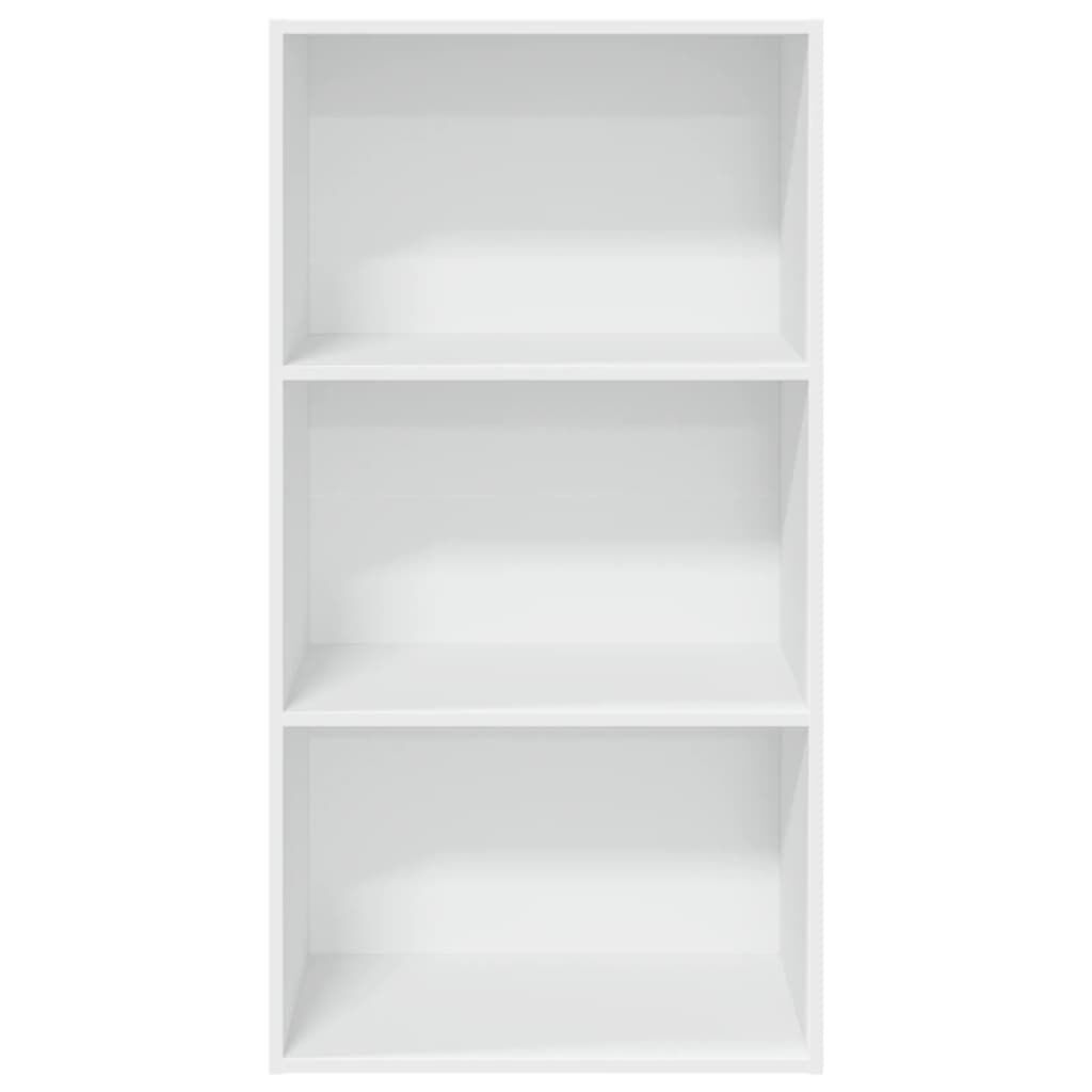vidaXL Βιβλιοθήκη Λευκή 60x30x114 εκ. από Επεξεργασμένο Ξύλο