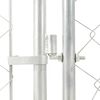 vidaXL Κλουβί Σκύλου Εξωτερικού Χώρου 100 x 100 x 125 εκ. με Στέγαστρο