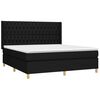 vidaXL &Kappa;&rho;&epsilon;&beta;ά&tau;&iota; Boxspring &mu;&epsilon; &Sigma;&tau;&rho;ώ&mu;&alpha; & LED &Mu;&alpha;ύ&rho;&omicron; 180x200 &epsilon;&kappa;. &Upsilon;&phi;&alpha;&sigma;&mu;ά&tau;&iota;&nu;&omicron;