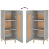 vidaXL Ντουλάπι Γκρι Σκυροδέματος 34,5x34x90 εκ. Επεξεργασμένο Ξύλο