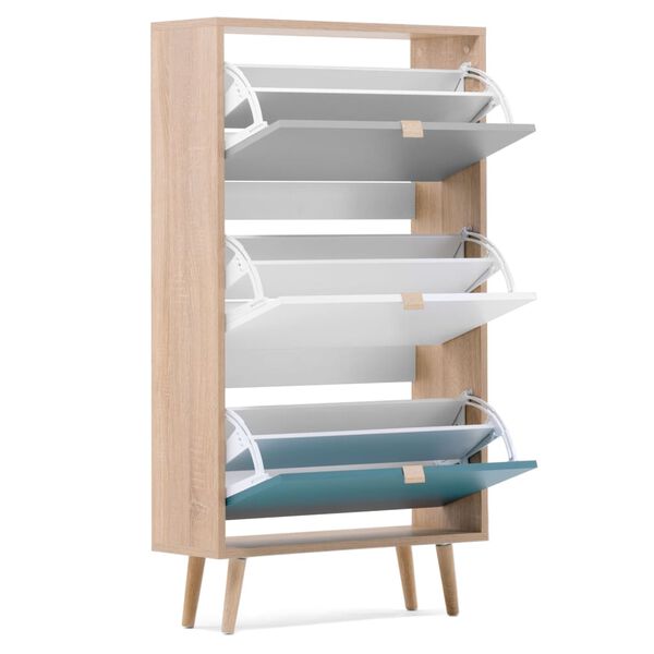 Finori Παπουτσοθήκη C-uba 42 Sonoma Δρυς και Τρίχρωμη