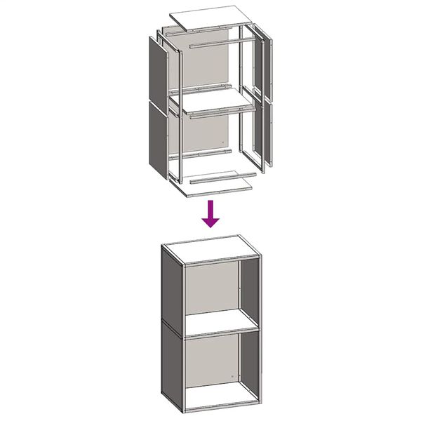 vidaXL Ράφι Καυσόξυλων Ανθρακί 40x30x75 εκ. Χάλυβας ψυχρής έλασης