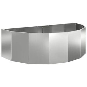 vidaXL &Gamma;&lambda;ά&sigma;&tau;&rho;&alpha; &Alpha;&sigma;&eta;&mu;ί 120 x 60 x 35 cm &Epsilon;&pi;&iota;&kappa;&alpha;&lambda;&upsilon;&mu;&mu;έ&nu;&omicron;&sigmaf; &Chi;ά&lambda;&upsilon;&beta;&alpha;&sigmaf;