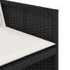 vidaXL Σετ Τραπεζαρίας Κήπου 11 Τεμαχίων Γκρι Συνθ. Ρατάν με Μαξιλάρια