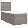vidaXL &Kappa;&rho;&epsilon;&beta;ά&tau;&iota; Boxspring &mu;&epsilon; &Sigma;&tau;&rho;ώ&mu;&alpha; Taupe 100 x 200 &epsilon;&kappa;. &Upsilon;&phi;&alpha;&sigma;&mu;ά&tau;&iota;&nu;&omicron;