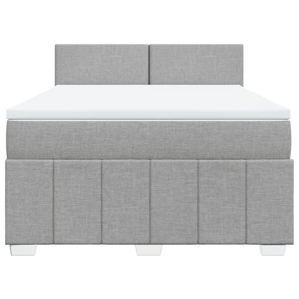 vidaXL &Kappa;&rho;&epsilon;&beta;ά&tau;&iota; Boxspring &mu;&epsilon; &Sigma;&tau;&rho;ώ&mu;&alpha; &Alpha;&nu;&omicron;&iota;&chi;&tau;ό &Gamma;&kappa;&rho;&iota; 140x200 &epsilon;&kappa;. &Upsilon;&phi;&alpha;&sigma;&mu;ά&tau;&iota;&nu;&omicron;