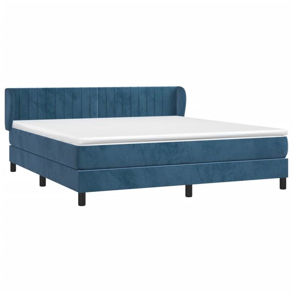 vidaXL &Kappa;&rho;&epsilon;&beta;ά&tau;&iota; Boxspring &mu;&epsilon; &Sigma;&tau;&rho;ώ&mu;&alpha; &Sigma;&kappa;&omicron;ύ&rho;&omicron; &Mu;&pi;&lambda;&epsilon; 160x200 &epsilon;&kappa;. &Beta;&epsilon;&lambda;&omicron;ύ&delta;&iota;&nu;&omicron;