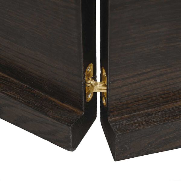 vidaXL Επιφ Τραπεζιού Αν Καφέ 180x50x(2-4)εκ.Ακατέργ. Μασίφ Ξύλο Δρυός
