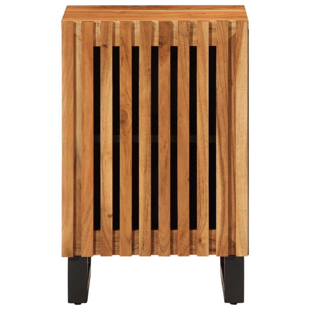 vidaXL Ντουλάπι Μπάνιου 38x34x58 εκ. από Μασίφ Ξύλο Ακακίας