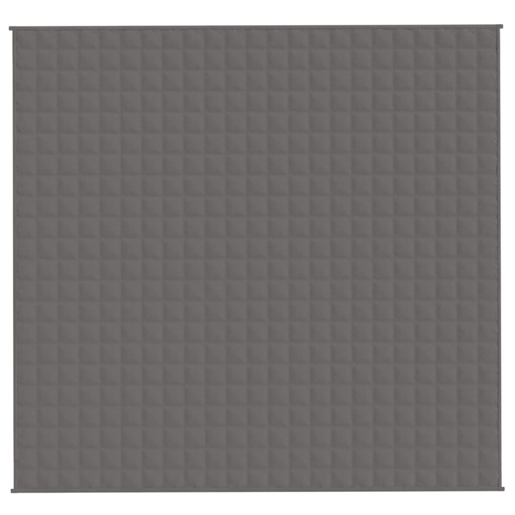 vidaXL Κουβέρτα Βαρύτητας Γκρι 220 x 240 εκ. 11 κ. Υφασμάτινη