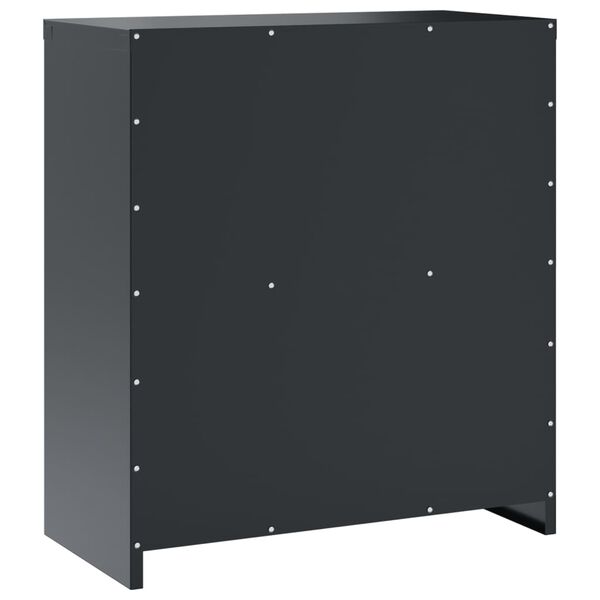 vidaXL Αρχειοθήκη Ανθρακί 79 x 40 x 90 εκ. από Ατσάλι