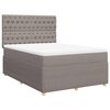 vidaXL &Kappa;&rho;&epsilon;&beta;ά&tau;&iota; Boxspring &mu;&epsilon; &Sigma;&tau;&rho;ώ&mu;&alpha; Taupe 140x200 &epsilon;&kappa;. &Upsilon;&phi;&alpha;&sigma;&mu;ά&tau;&iota;&nu;&omicron;
