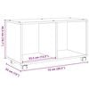vidaXL Ντουλάπι Με Ροδάκια Γκρι Sonoma 72x33x42,5 εκ. Επεξεργ. Ξύλο