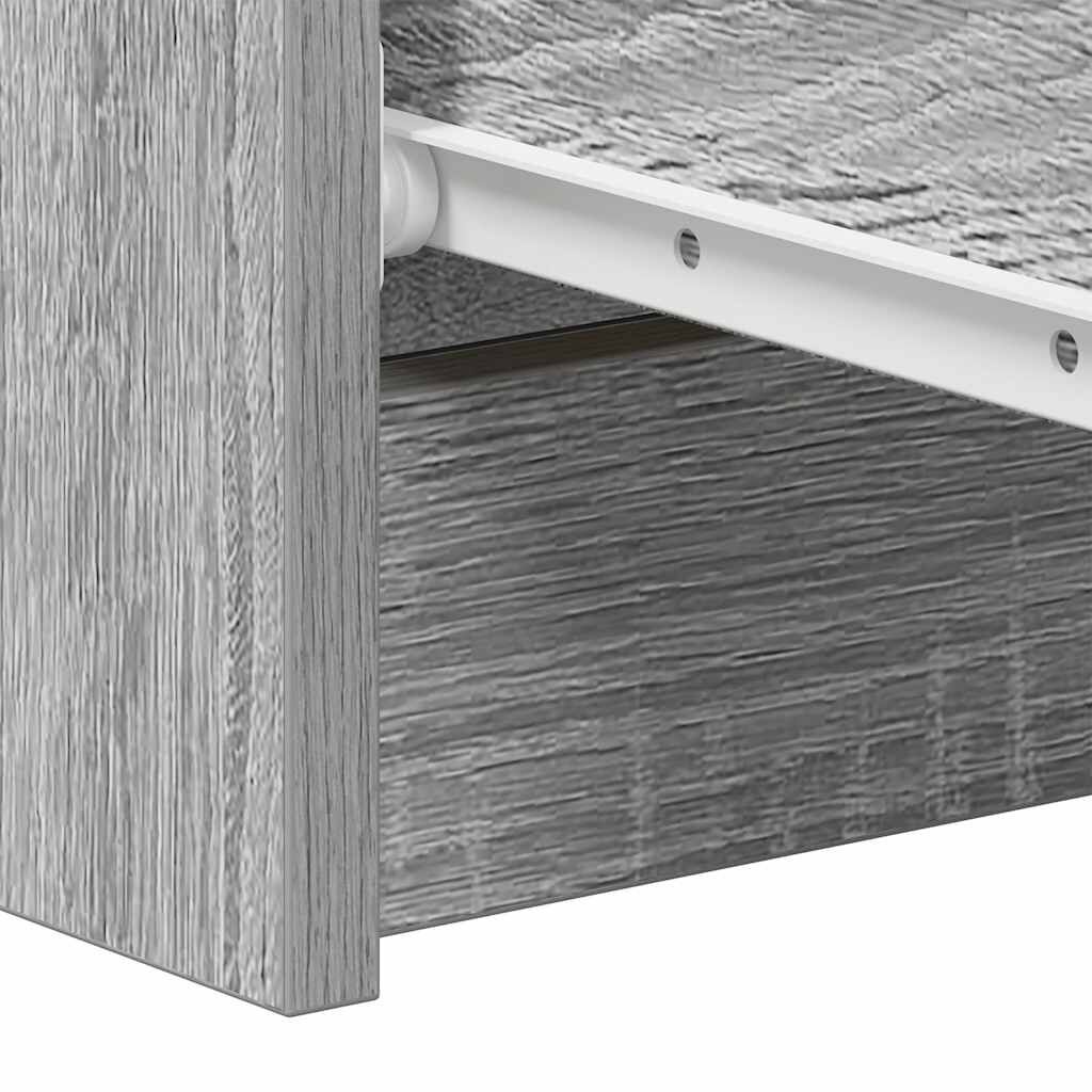 vidaXL Συρταριέρα Γκρι Sonoma 60x35x98,5 εκ. από Επεξεργασμένο Ξύλο