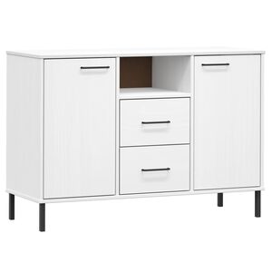 vidaXL &Nu;&tau;&omicron;&upsilon;&lambda;ά&pi;&iota; OSLO &Lambda;&epsilon;&upsilon;&kappa;ό 113x40x77 &epsilon;&kappa;. &Mu;&alpha;&sigma;ί&phi; &Xi;ύ&lambda;&omicron; &mu;&epsilon; &Mu;&epsilon;&tau;. &Pi;ό&delta;&iota;&alpha;