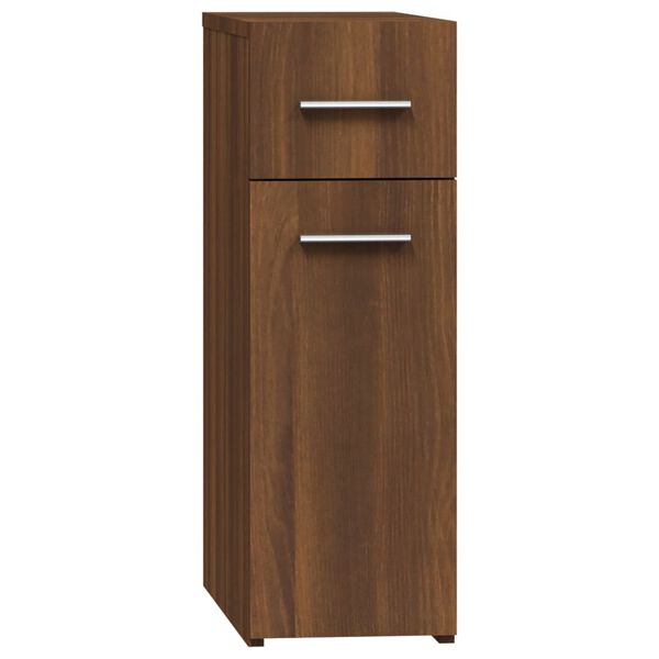 vidaXL Συρταριέρα Γενικής Χρήσης Καφέ Δρυς 20x45,5x60 εκ. Επεξ. Ξύλο