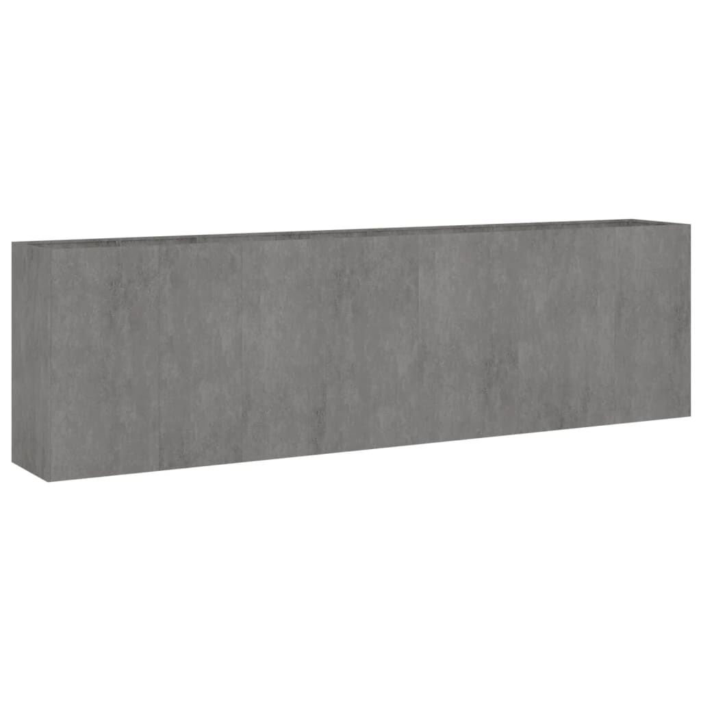 vidaXL Ζαρντινιέρα 280 x 40 x 80 εκ. από Ατσάλι Σκληρυθέν στον Αέρα