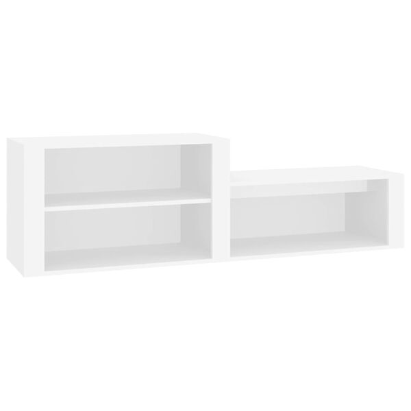 vidaXL Παπουτσοθήκη Λευκή 150 x 35 x 45 εκ. από Επεξεργασμένο Ξύλο