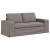 vidaXL &Kappa;&alpha;&nu;&alpha;&pi;έ&sigmaf; 140cm 2 pcs Taupe &Mu;έ&tau;&alpha;&lambda;&lambda;&omicron;