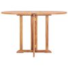vidaXL Τραπέζι Κήπου Butterfly Πτυσσόμενο 120x70x75 εκ Μασίφ Ξύλο Teak