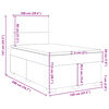 vidaXL &Kappa;&rho;&epsilon;&beta;ά&tau;&iota; Boxspring &mu;&epsilon; &Sigma;&tau;&rho;ώ&mu;&alpha; &Alpha;&nu;&omicron;&iota;&chi;&tau;ό &Gamma;&kappa;&rho;&iota; 120x200 &epsilon;&kappa;. &Beta;&epsilon;&lambda;&omicron;ύ&delta;&iota;&nu;&omicron;