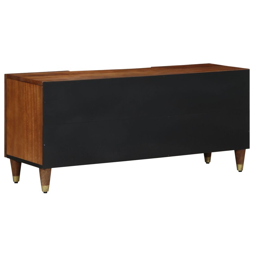 vidaXL Ντουλάπα τηλεόρασης 105x33x46 εκ. Μασίφ ξύλο μάνγκο