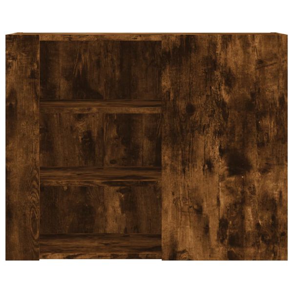vidaXL Ντουλάπι Τοίχου Καπνιστή Δρυς 75x35x60 εκ. Επεξεργασμένο Ξύλο