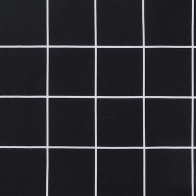vidaXL Μαξιλάρι Παλέτας Μαύρο Καρό 50 x 50 x 12 εκ. Υφασμάτινο