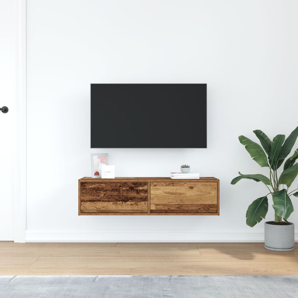 vidaXL Κιβώτιο Τηλεόρασης Παλιού Ξύλου 100x31x25,5 εκ Επεξεργασμένο Ξύλο
